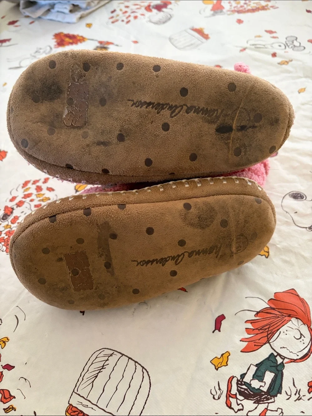 Hanna Andersson cat slippers girls 13 1